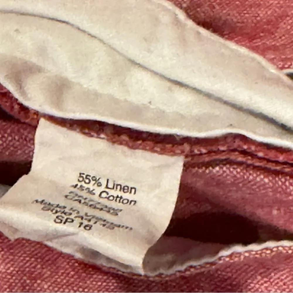J Crew Men’s Linen Blend Shorts Size 32